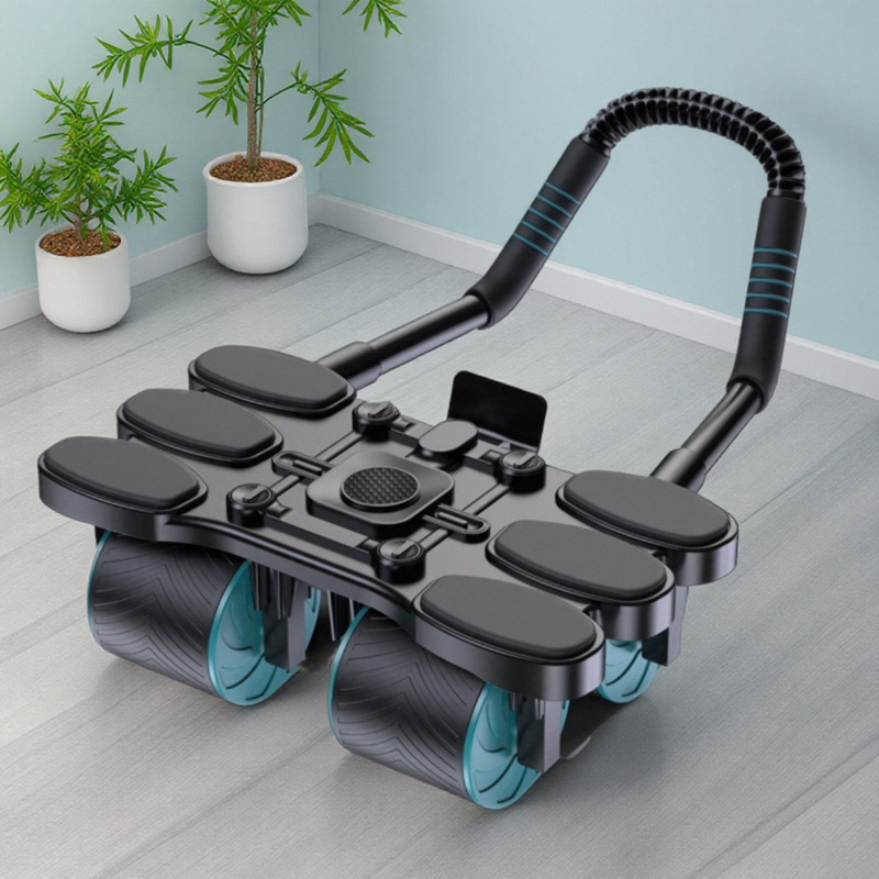 Ab Roller Wheel - Four Wheel Abdominal Strengthening Wheel Automatic