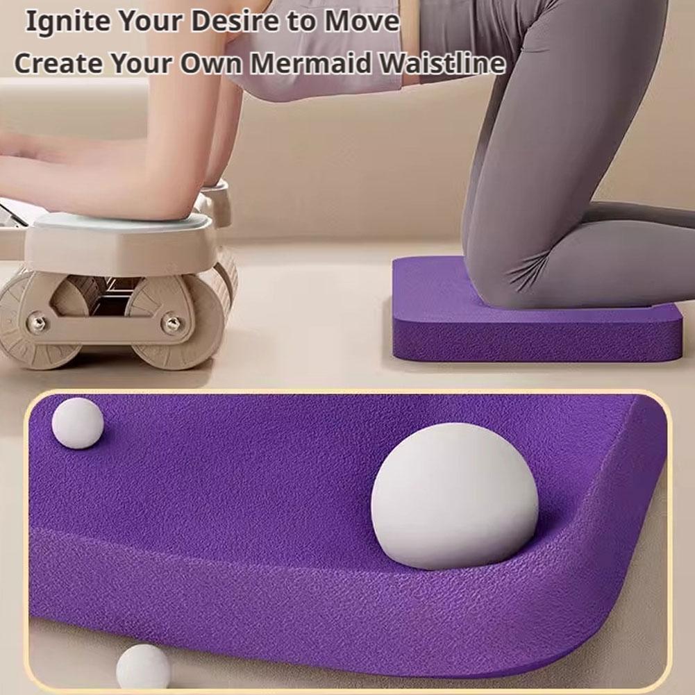 Thick Yoga Knee Pad Mat Non Sl - Ab Roller Wheel recension och pris
