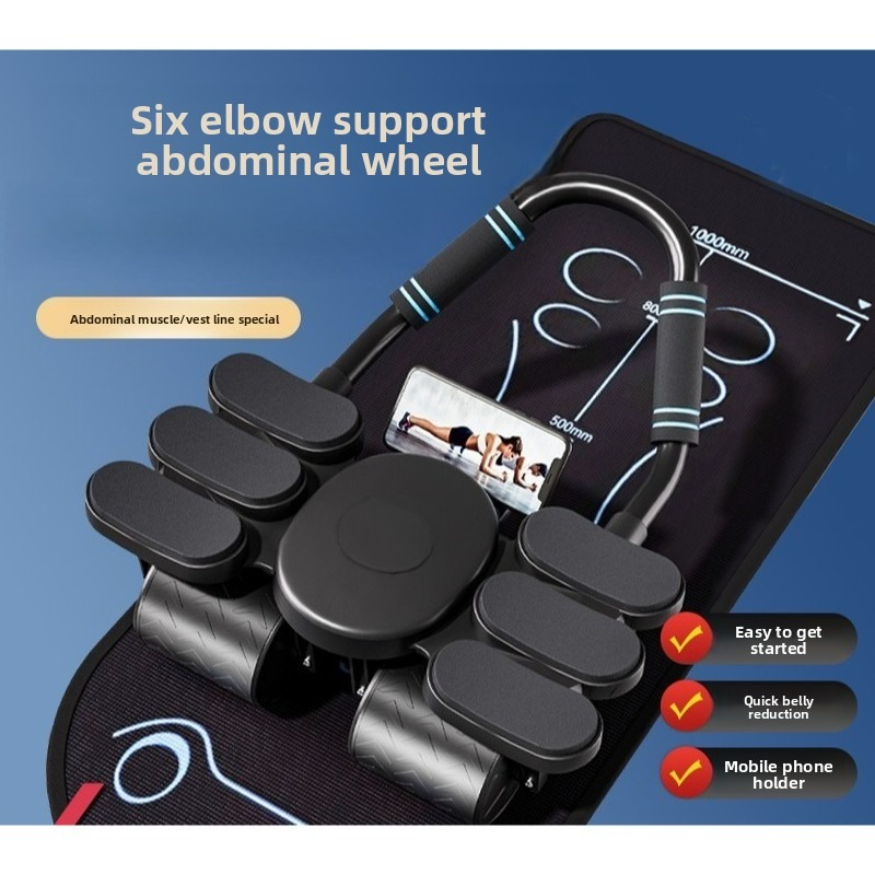 Four Wheel Six Elbow Abdominal - Ab Roller Wheel recension och pris