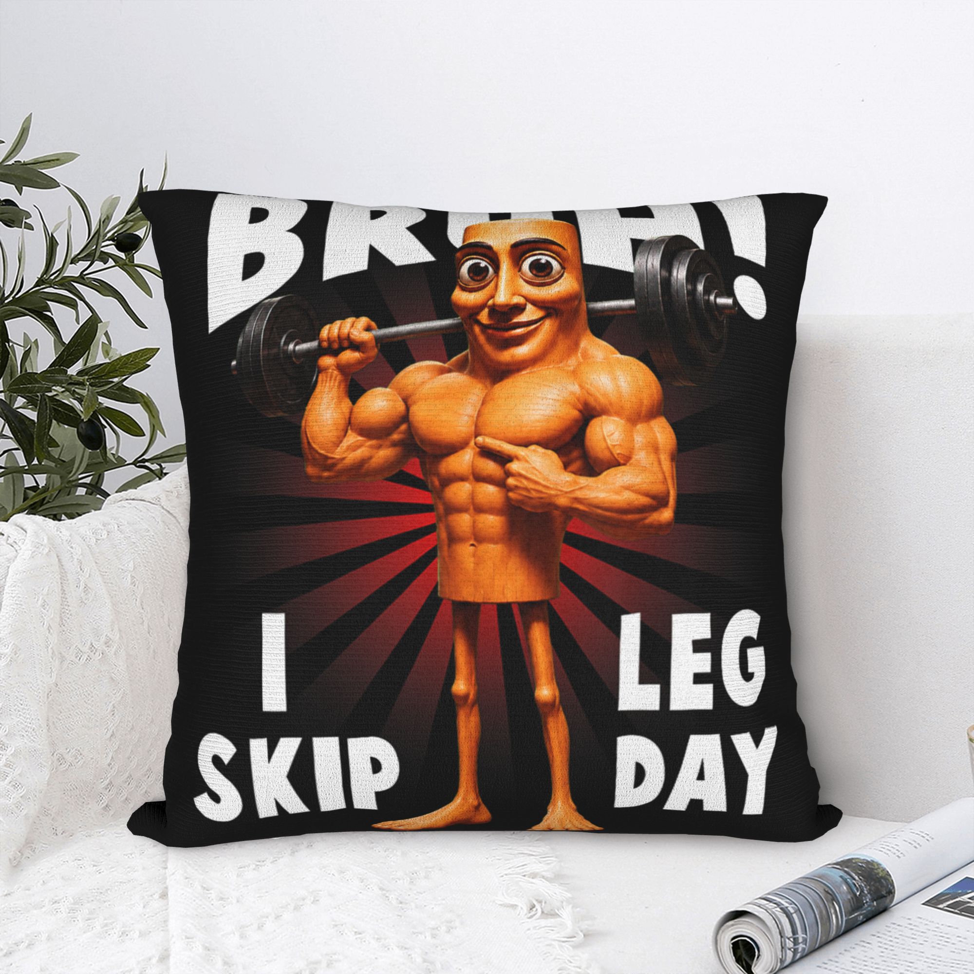 Bruh I Skip Leg Day Tung Tung  - Home Gym Leg Day recension och pris