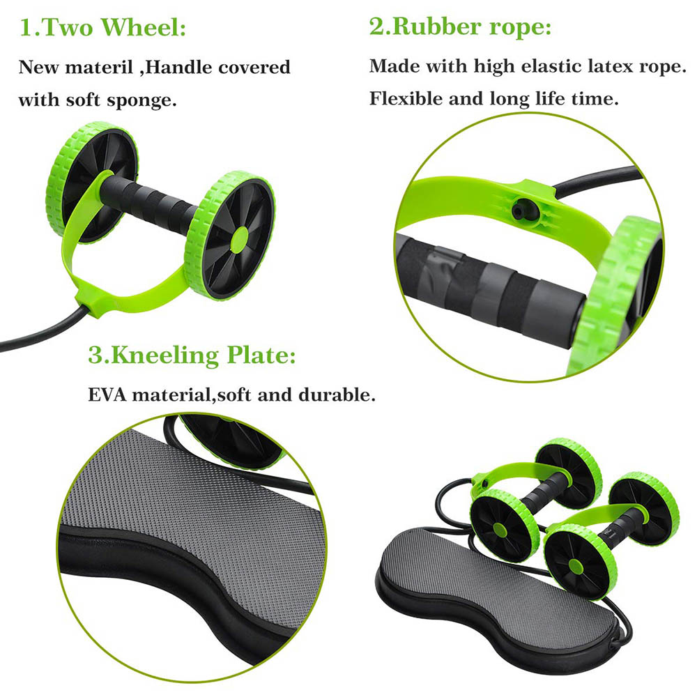 Abdominal Double Wheel Ab Roll - Home Gym Second recension och pris
