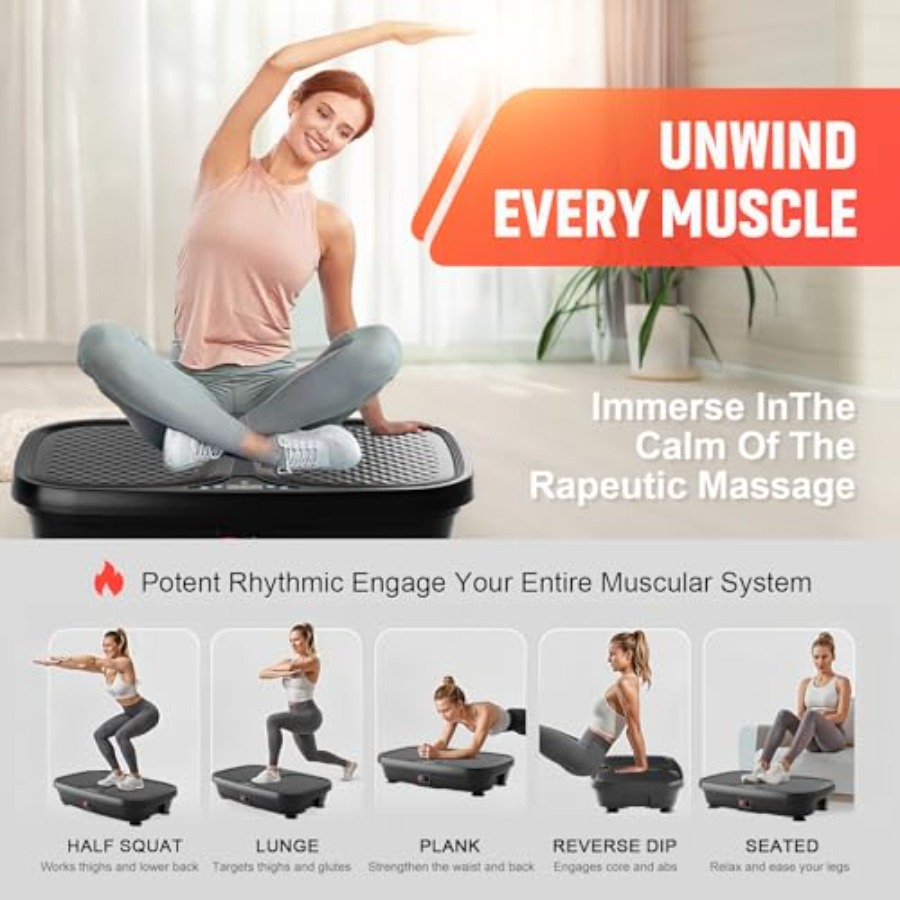 Vibration Plate Exercise Machi - Home Gym Weight Machine recension och pris