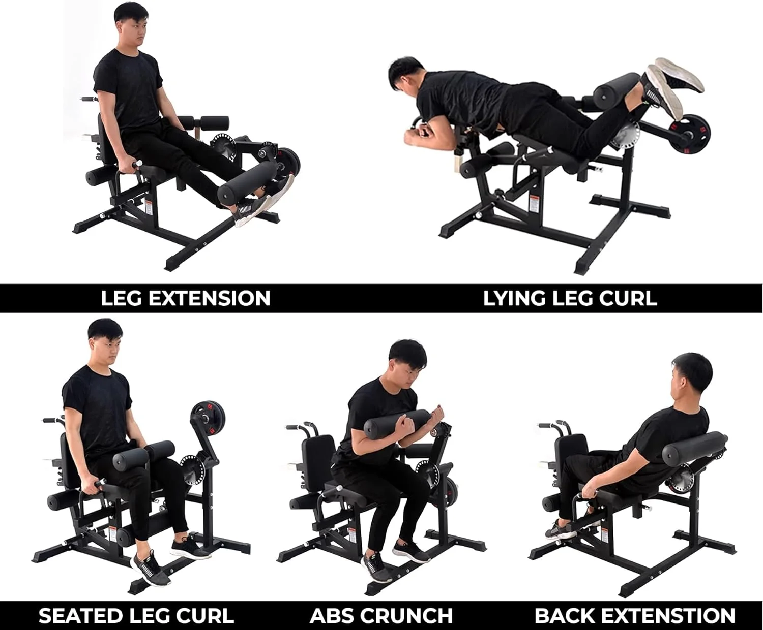 Plate Loaded Adjustable Leg Wo - Home Gym Leg Extension recension och pris